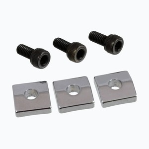 3 קוביות לנעילה כרום + ברגים ALLPARTS BP-0116-010 Chrome Nut Blocks (Qty 3)