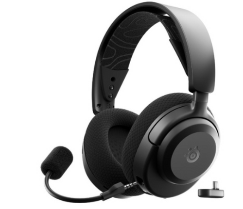 אוזניות גיימינג אלחוטיות SteelSeries Arctis Nova 3X Wireless Black