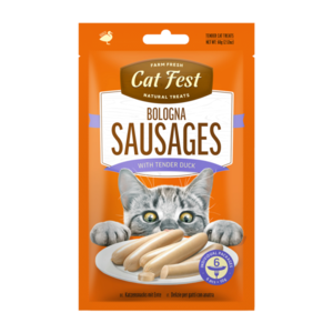 Cat fest - נקניקיות עם ברווז לחתול - 60 גרם