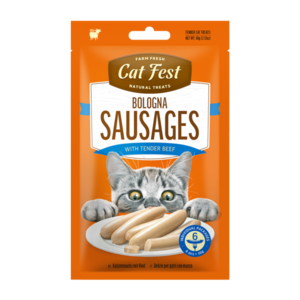 Cat fest - נקניקיות עם בקר לחתול - 60 גרם