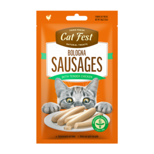 Cat fest - נקניקיות עם עוף לחתול - 60 גרם