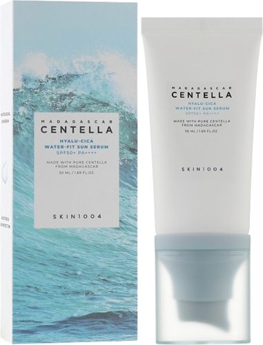 SKIN1004 Centella Hyalu-Cica Water-Fit Sun Serum SPF50 50ML סקין1004 סרום הגנה לפנים 
