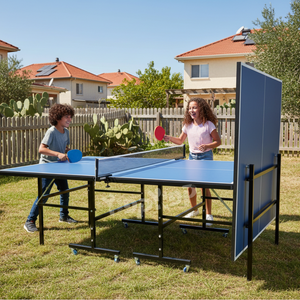שולחן פינג פונג כחול 806 לשימוש חיצוני 274×152.5×76 ס״מ מבית דרבי DERBY