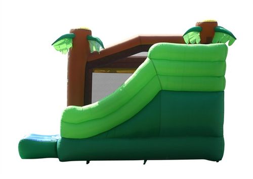 מתנפח עם מגלשה בעיצוב ג'ונגל 9164 מבית HAPPY HOP - המחשת מידות המתקן
