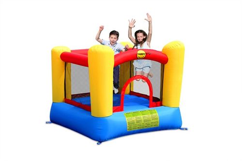 מתנפח טירה קלאסי 9003 מבית Happy Hop - תקריב הרשתות והתפרים