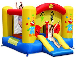 מתקן קפיצה מגלשת הליצן וחישוק הפי הופ - 9201 - Clown Slide And Hoop Bouncer Happy Hop