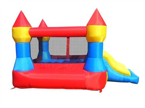 מתנפח הטירה עם המגלשה אדום כחול צהוב 9017 מבית Happy Hop - מבט נוסף על המתקן