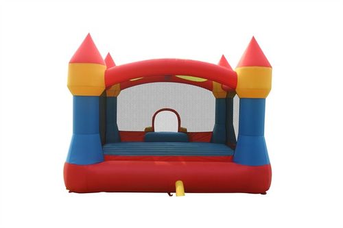 מתנפח טירה גדולה עם מגלשה 9217 מבית Happy Hop - תמונת אווירה ושימוש במתקן