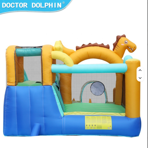 מתנפח קפיצה ג'ירפה D72080 מבית Doctor Dolphin - מבט צד על המגלשה ואזור הקפיצה