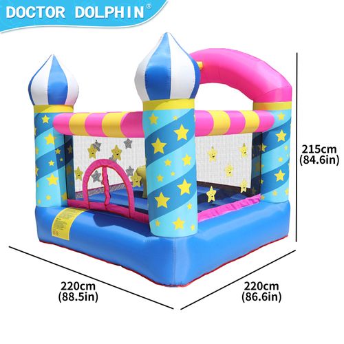 מתנפח טירת הכוכבים D62085 מבית Doctor Dolphin - המחשת מידות המתקן