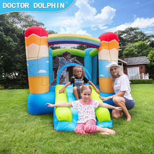 מתנפח כדור פורח D72016 מבית Doctor Dolphin - תמונת אווירה ושימוש במתקן