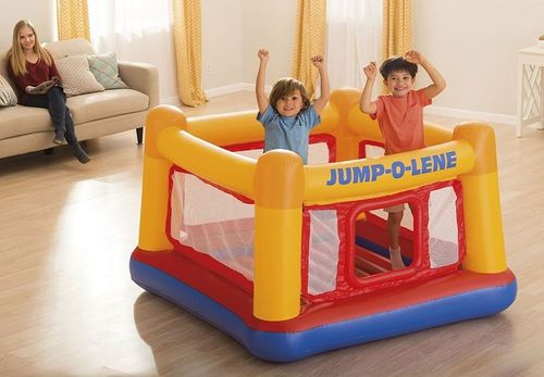 מתקן מתנפח קפיצה INTEX לשימוש חיצוני ופנימי מקט 48260 - מבט על אזורי המשחק