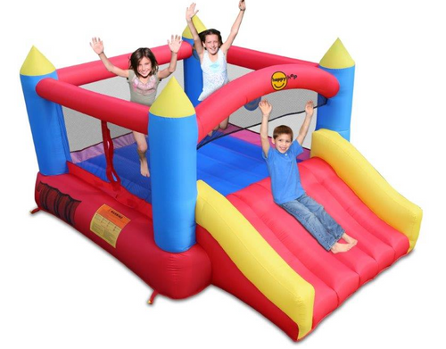מתנפח מגלשה רחבה 9745 מבית Happy Hop - תמונה ראשית של המתקן עם המגלשה