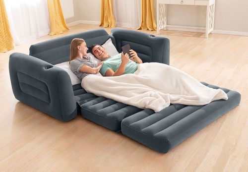 ספה מתנפחת נפתחת למיטה זוגית 203X231 סמ 66552 מבית INTEX - מבט נוסף על הספה