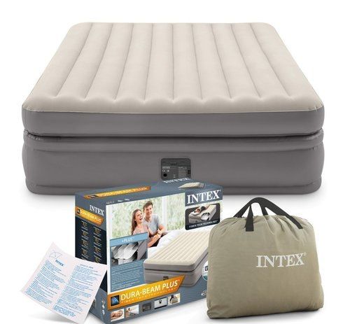 מזרן מתנפח יחיד Comfort עם משאבה מובנית 191×99×51 ס״מ | INTEX | מק״ט 64162 - תקריב הציפוי והשסתום