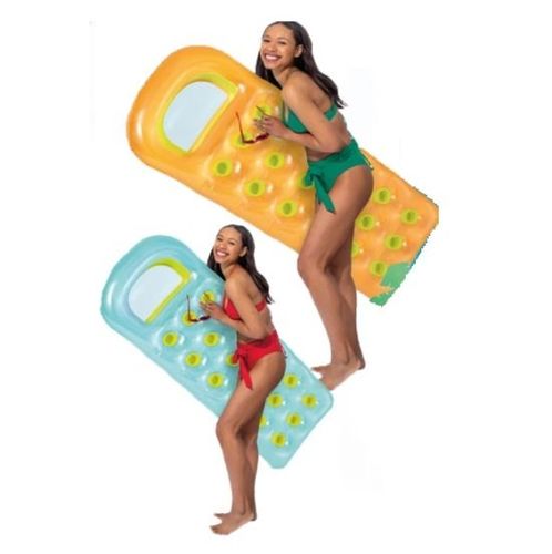 מזרון ים כוסות מתנפח עם חלון מים 59895 מבית INTEX - מבט על משטח השינה