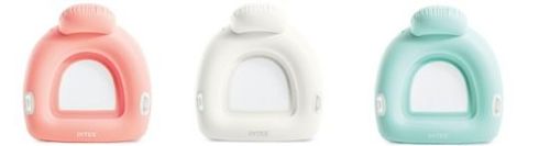 כיסא ים מתנפח רשת עם משענת גב עד 100 קג 56801 מבית INTEX - מבט צד על מבנה המזרן