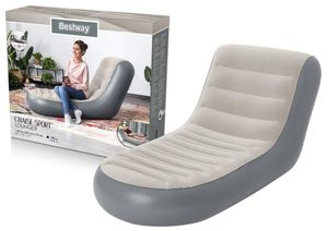 מיטת שיזוף מתנפחת אפורה 75064 מבית Bestway