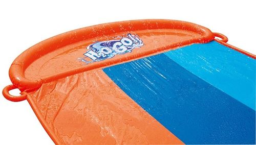 משטח החלקה רטוב תלת מסלולי (488 סמ) 52329 מבית BESTWAY - המחשת אורך ומידות המשטח