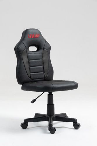 כיסא תלמיד ארגונומי לנוער בצבע שחור S301-BB מבית LEVEL UP - תמונה ראשית של כיסא התלמיד