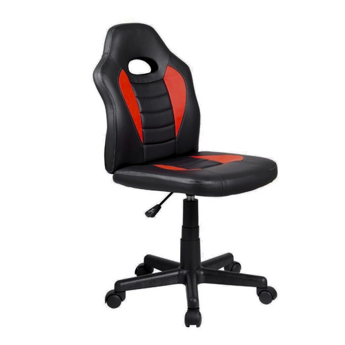 כיסא תלמיד ארגונומי לנוער בצבע שחור ואדום chairbr - תמונה ראשית של כיסא התלמיד