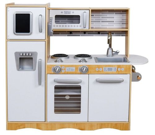 מטבח לילדים מעץ גולן W10C564 מאת בית העץ - המטבח בחדר משחקים