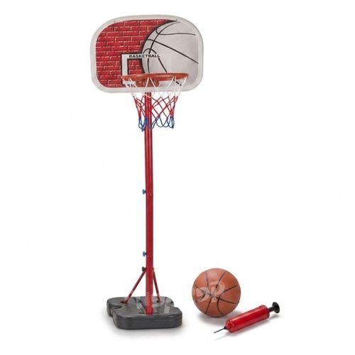 ערכת כדורסל לילדים 1.66 מטר BASKET166 - מבט צד על מבנה המתקן