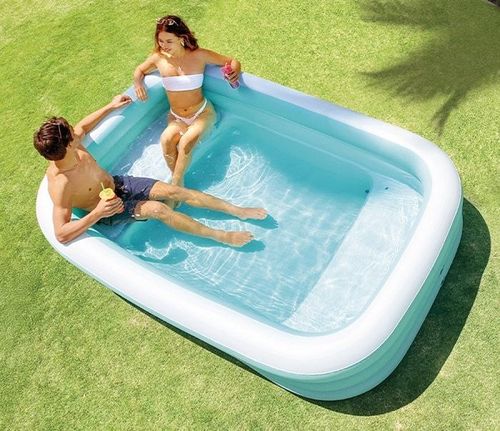 בריכה מתנפחת משפחתית עם מושבים מובנים 264×165×56 סמ I58497 מבית INTEX - מבט נוסף על הבריכה המתנפחת