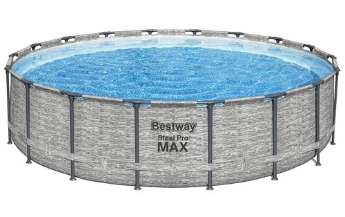 בריכת אולטרה עגולה בריקים MAX 549X122 סמ 5618Y מבית BESTWAY - תמונה ראשית של הבריכה