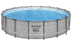 בריכת אולטרה עגולה בריקים MAX 549X122 סמ 5618Y מבית BESTWAY