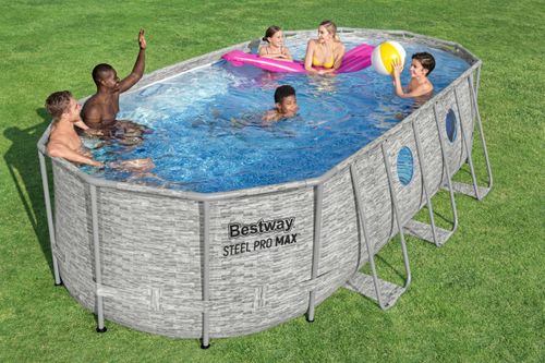 בריכה אובלית אולטרה 549X274X122 56716 מבית BESTWAY - מבט נוסף על הבריכה