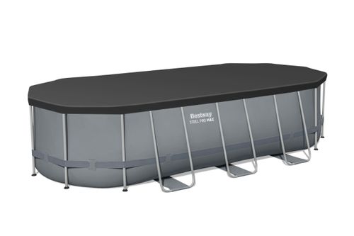 בריכה אובלית אולטרה 549X274X122 56710 מבית BESTWAY - מבט צד על מבנה הבריכה