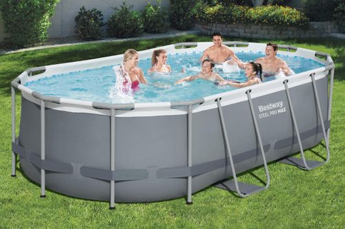 בריכה אובלית אולטרה 427X250X100 56620 מבית BESTWAY - מבט נוסף על הבריכה
