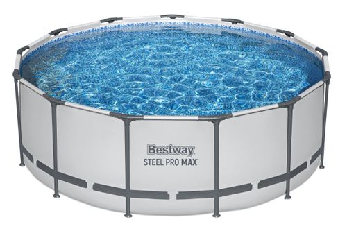 בריכת אולטרה עגולה אפורה 457X122 סמ MAX 56438 מבית BESTWAY - תמונה ראשית של הבריכה