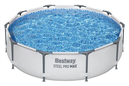 בריכת אפורה צינורות Steel pro MAX ללא משאבה 305X76 סמ 56406 מבית BESTWAY - תמונה ראשית של הבריכה