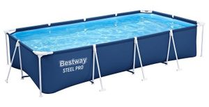 בריכה משפחתית מסגרת מלבנית | 400X211X81 ס"מ | מקט BESTWAY | 56405