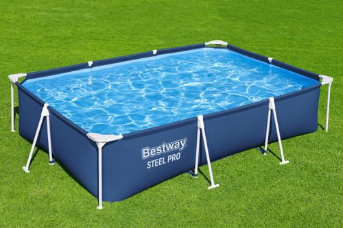 בריכה משפחתית מסגרת מלבנית 300X201X66 סמ 56404 מבית BESTWAY - מבט נוסף על הבריכה