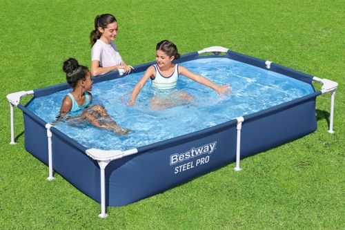 בריכה משפחתית מסגרת מלבנית 221X150X43 סמ 56401 מבית BESTWAY - תמונה ראשית של הבריכה
