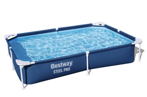 בריכה משפחתית מסגרת מלבנית 221X150X43 סמ 56401 מבית BESTWAY - מבט נוסף על הבריכה