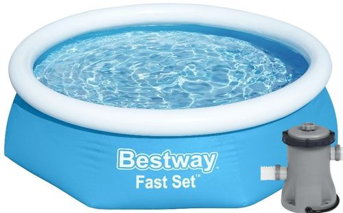 בריכה משפחתית עגולה 244X61 סמ FAST 57450 מבית BESTWAY - תמונה ראשית של הבריכה