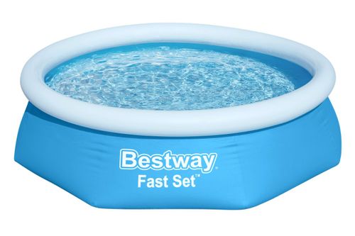 בריכה משפחתית עגולה 244X61 סמ FAST 57450 מבית BESTWAY - מבט צד על מבנה הבריכה