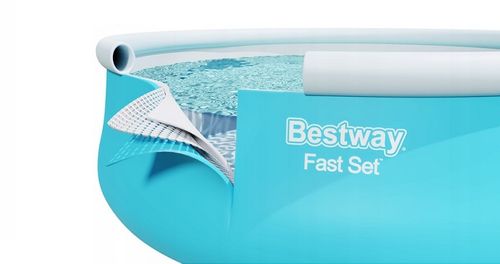 בריכה משפחתית עגולה 183X51סמ FAST 57392 מבית BESTWAY - מבט פנימי על הבריכה