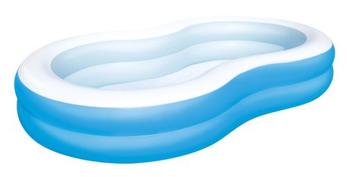 בריכה משפחתית כחולה קלאסית 262X157X46 סמ 54117 מבית BESTWAY - המחשת מידות הבריכה