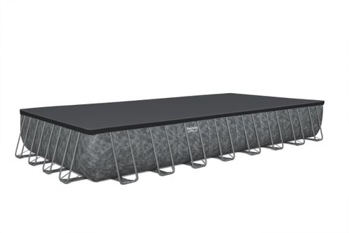 בריכת מלבנית APX 365 9.56X4.88X1.32 561KJ מבית BESTWAY - מבט צד על מבנה הבריכה