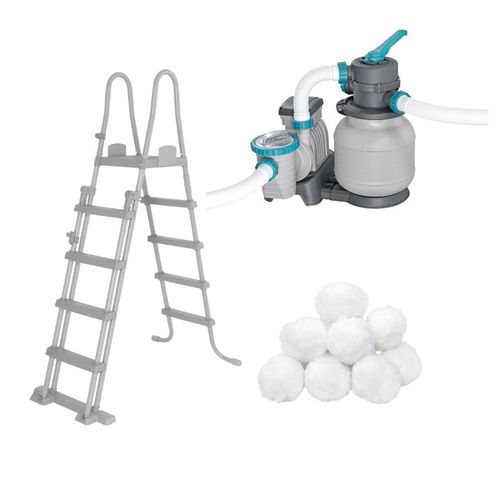 בריכת עגולה APX 549X132 סמ 561KC מבית BESTWAY - מבט צד על מבנה הבריכה