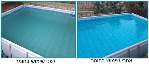 מצליל מים עכורים לבריכה ולג'קוזי הבייתיים 200 מל 1003987 מבית BESTWAY - מבט נוסף על אביזר הבריכה
