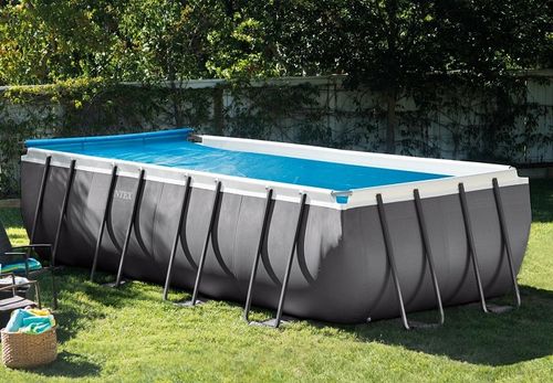 גלגלת לכיסוי סולארי לבריכה מלבנית 2.74–4.88 מ׳ | INTEX | מק״ט 28051 - המחשת מידות וגודל המוצר