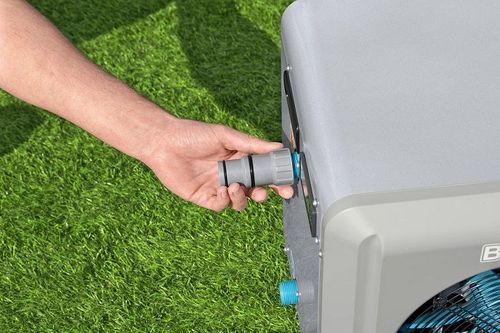 מחמם מים מקצועי 4.4KW משאבה לחימום המים בבריכה הביתית 58748 מבית BESTWAY - מבט צד על המוצר