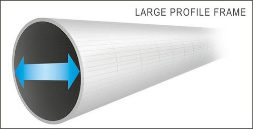 בריכה אובלית Prism Frame Ultra הכל כלול פרימיום | 503×274×122 ס״מ | INTEX | מק״ט 26796P - הכיסוי מותקן על בריכה