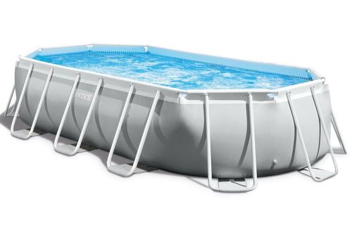 בריכה אובלית Prism Frame Ultra בריכה בלבד | 503×274×122 ס״מ | INTEX | מק״ט 26796X - תמונה ראשית של הבריכה